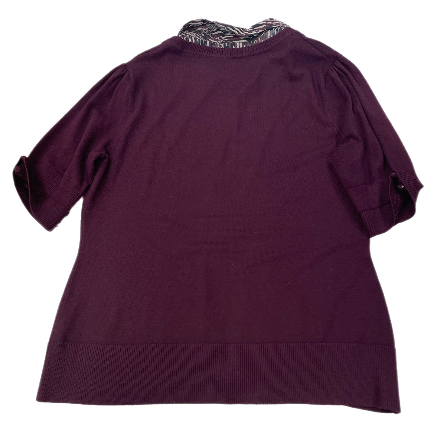 Top 3/4 Sleeve By Bay Studio In Purple, Size: L