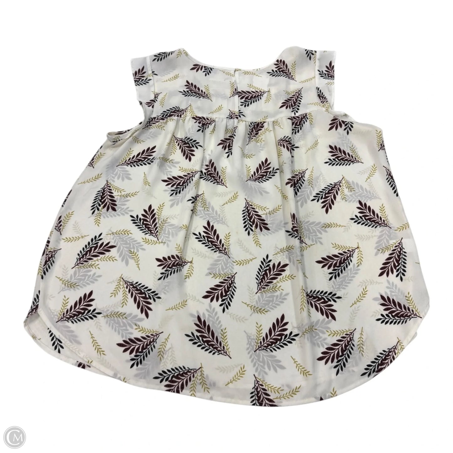 Top Short Sleeve By Loft In Floral Print, Size: Xl