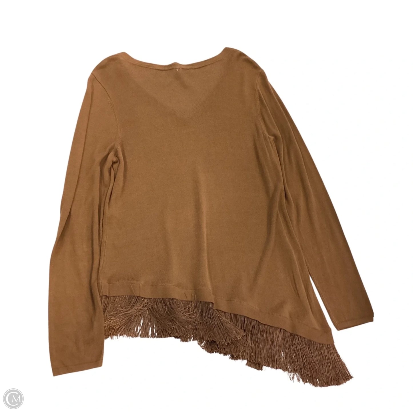 Top Long Sleeve By Chicos In Bronze, Size: 2