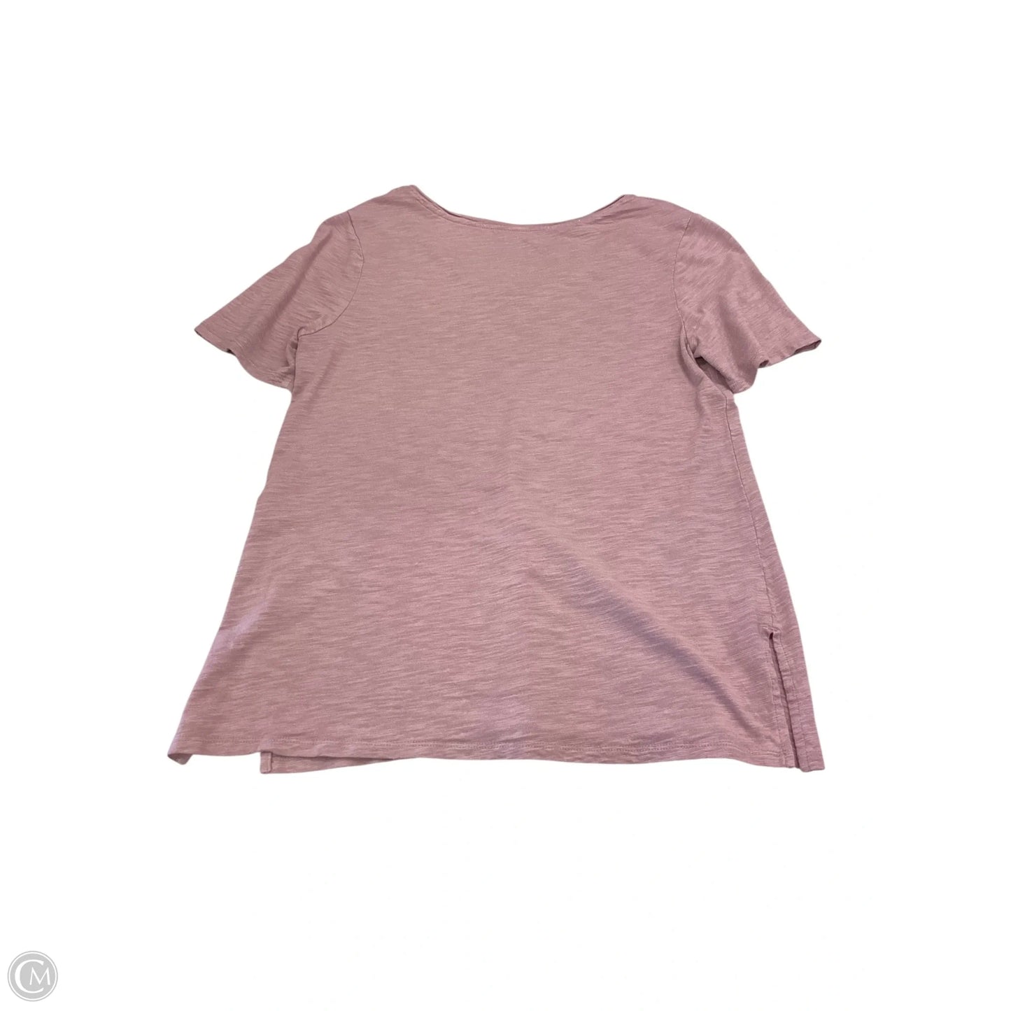 Top Short Sleeve By Chicos In Mauve, Size: 10