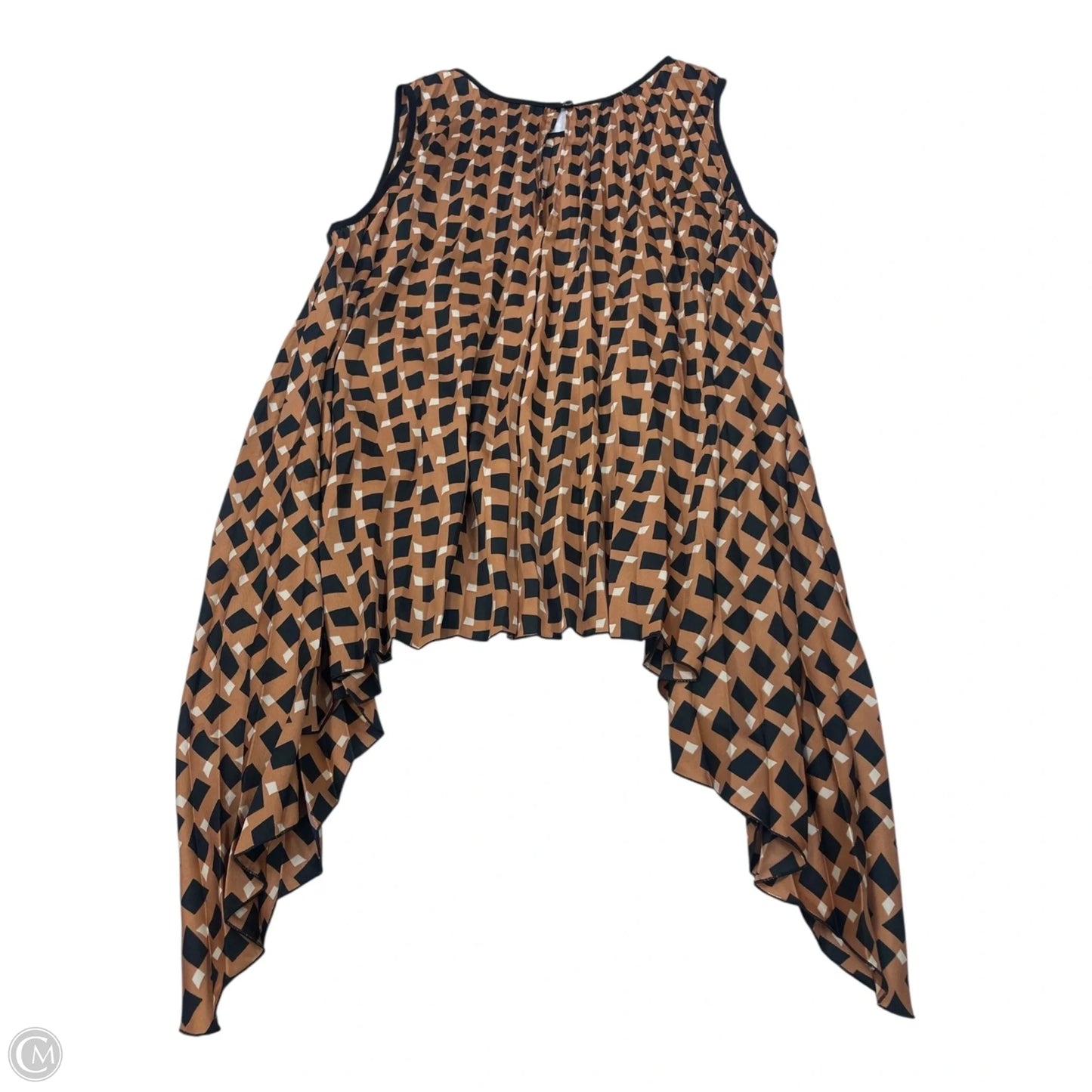 Top Sleeveless By Beatrice .b In Brown, Size: S