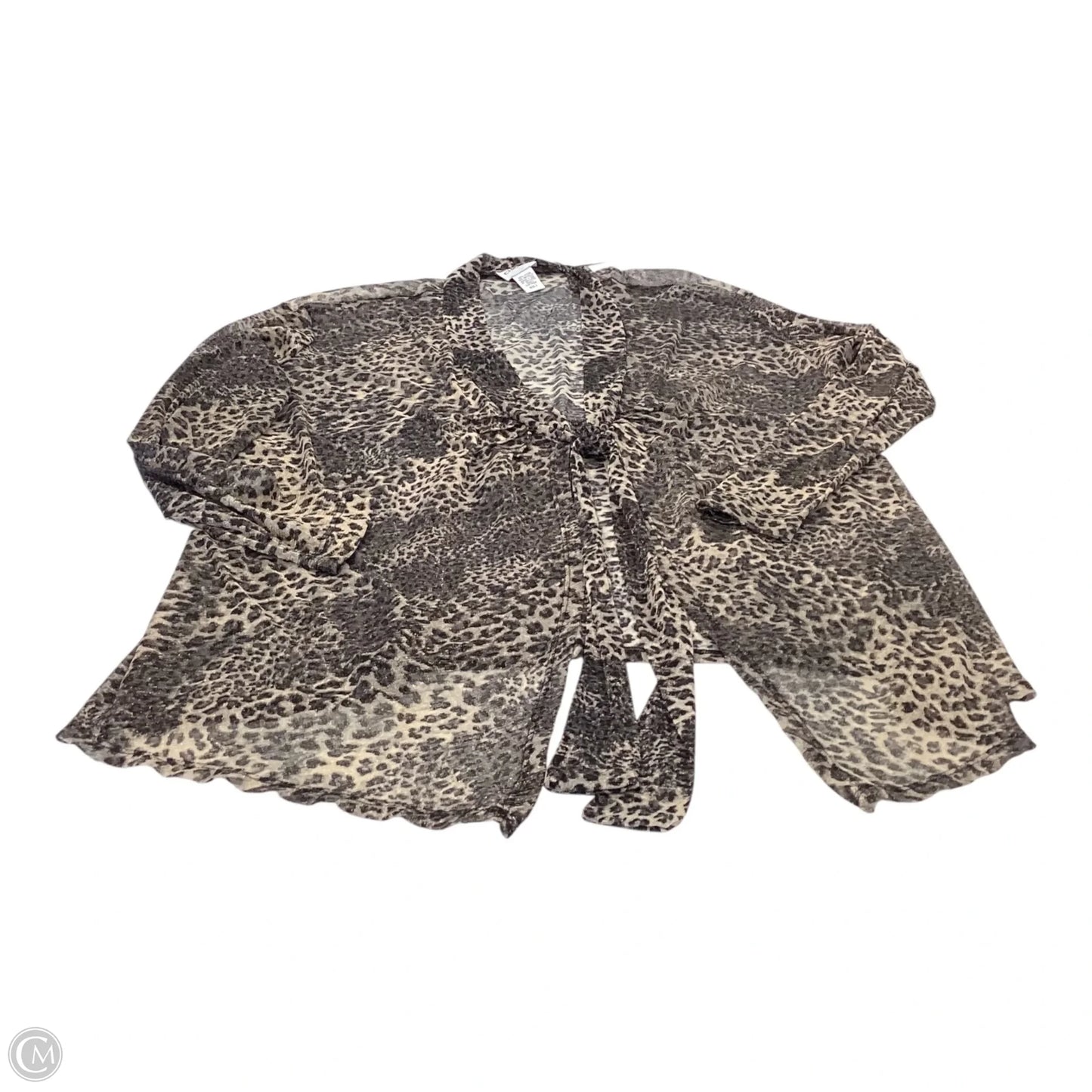 Kimono By Chicos In Animal Print, Size: 3 (XL)