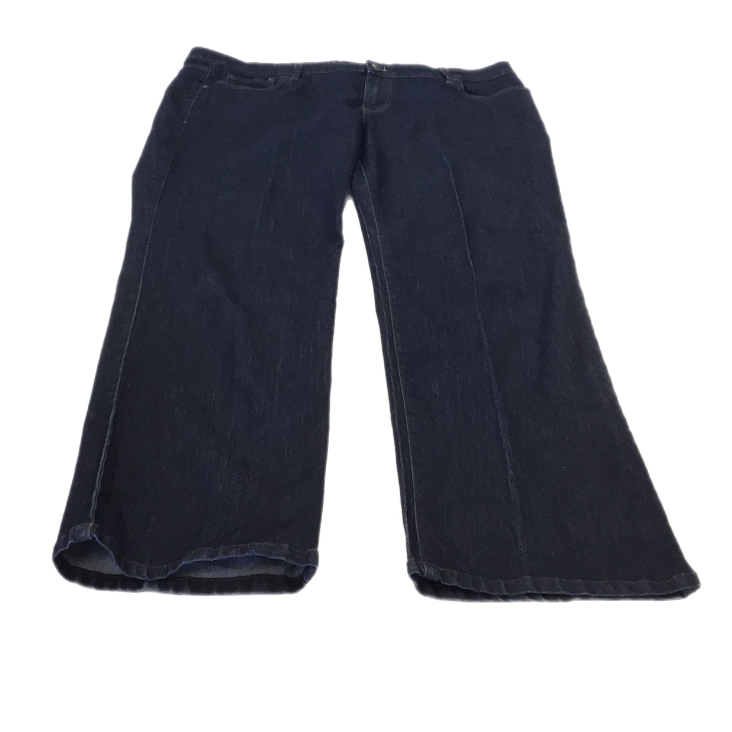 Jeans Straight By Calvin Klein In Blue, Size: 16