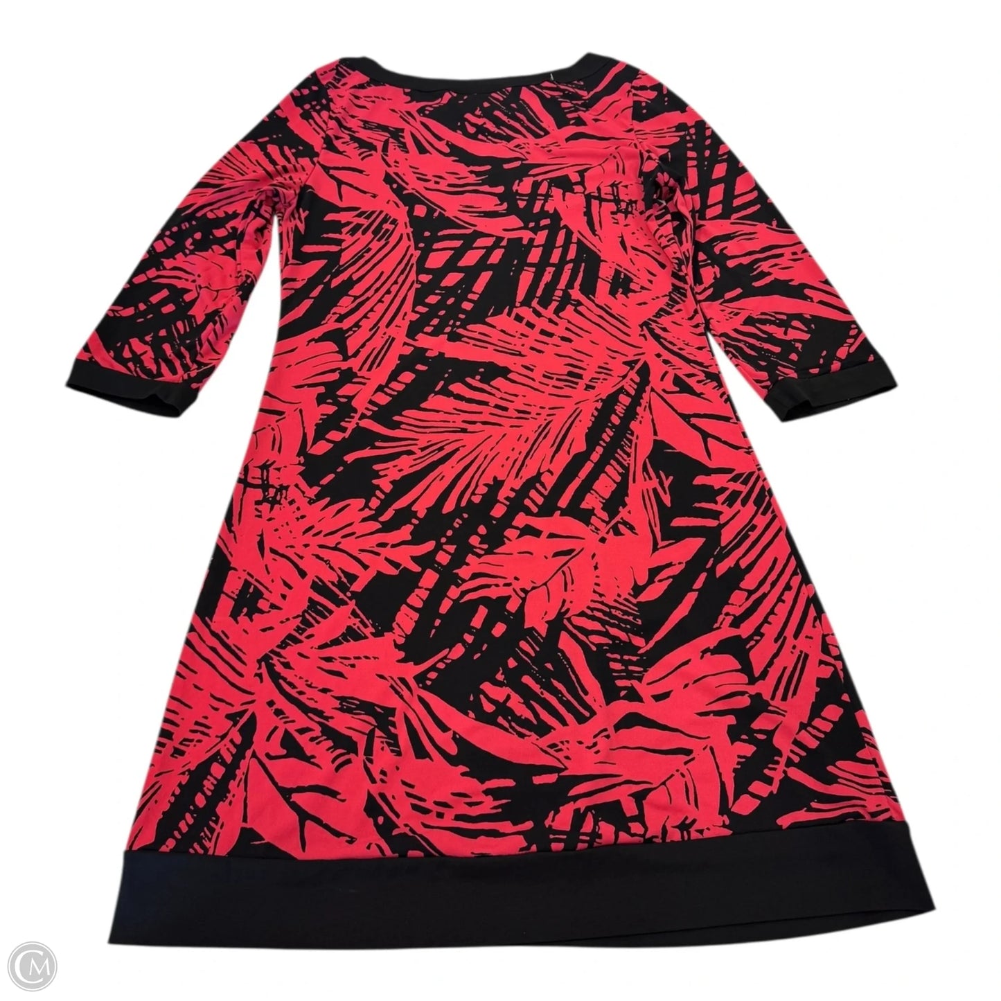 Dress Casual Short By Coldwater Creek In Black & Red, Size: 4