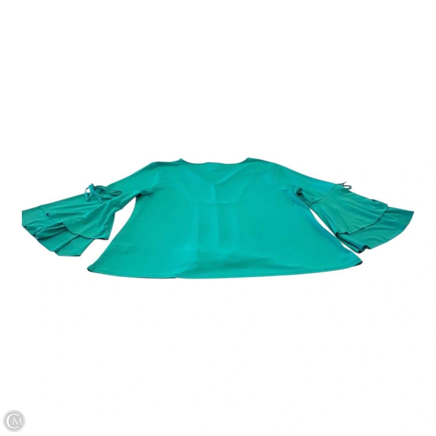 Top Long Sleeve By Cupio In Green, Size: L