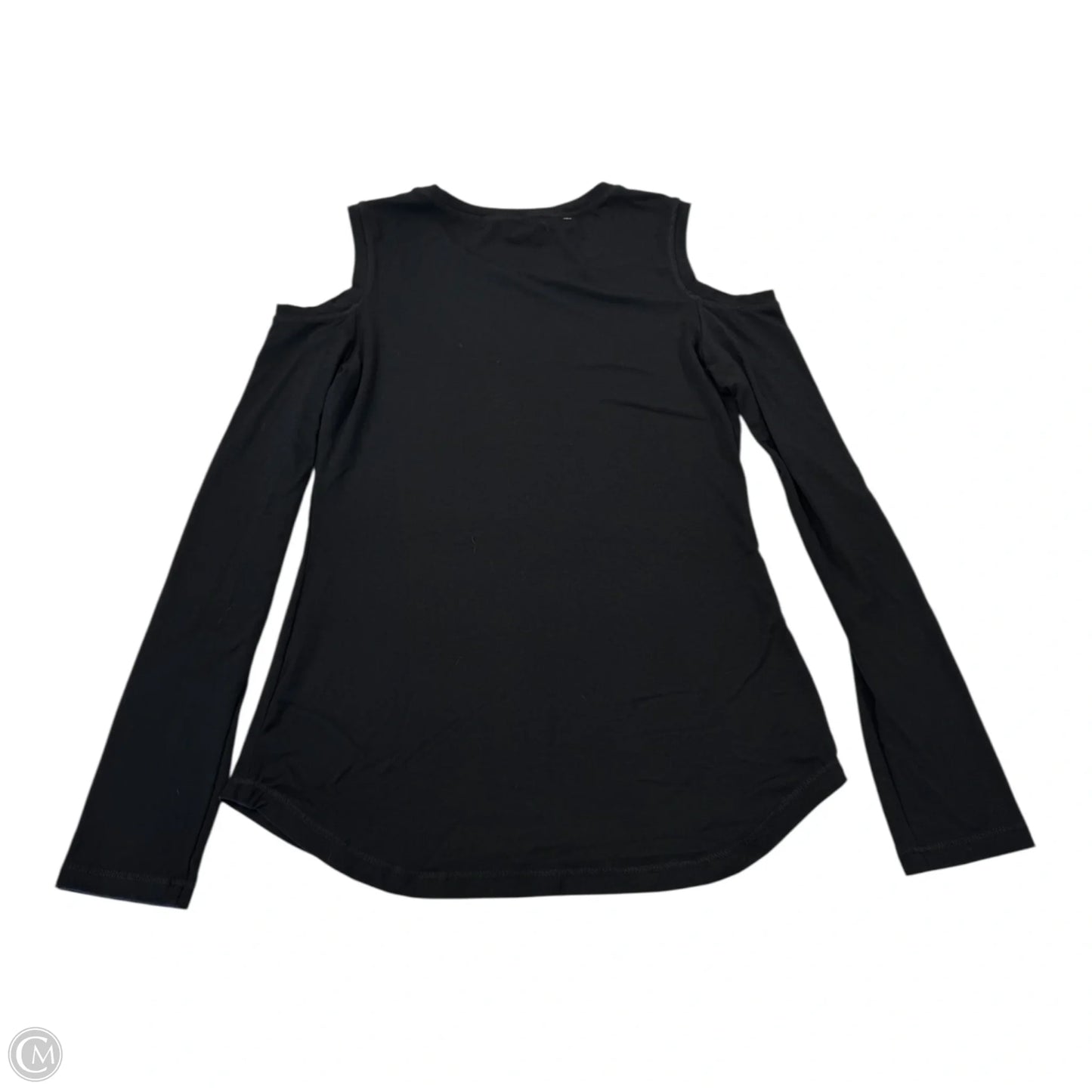 Top Long Sleeve By Shore In Black, Size: L