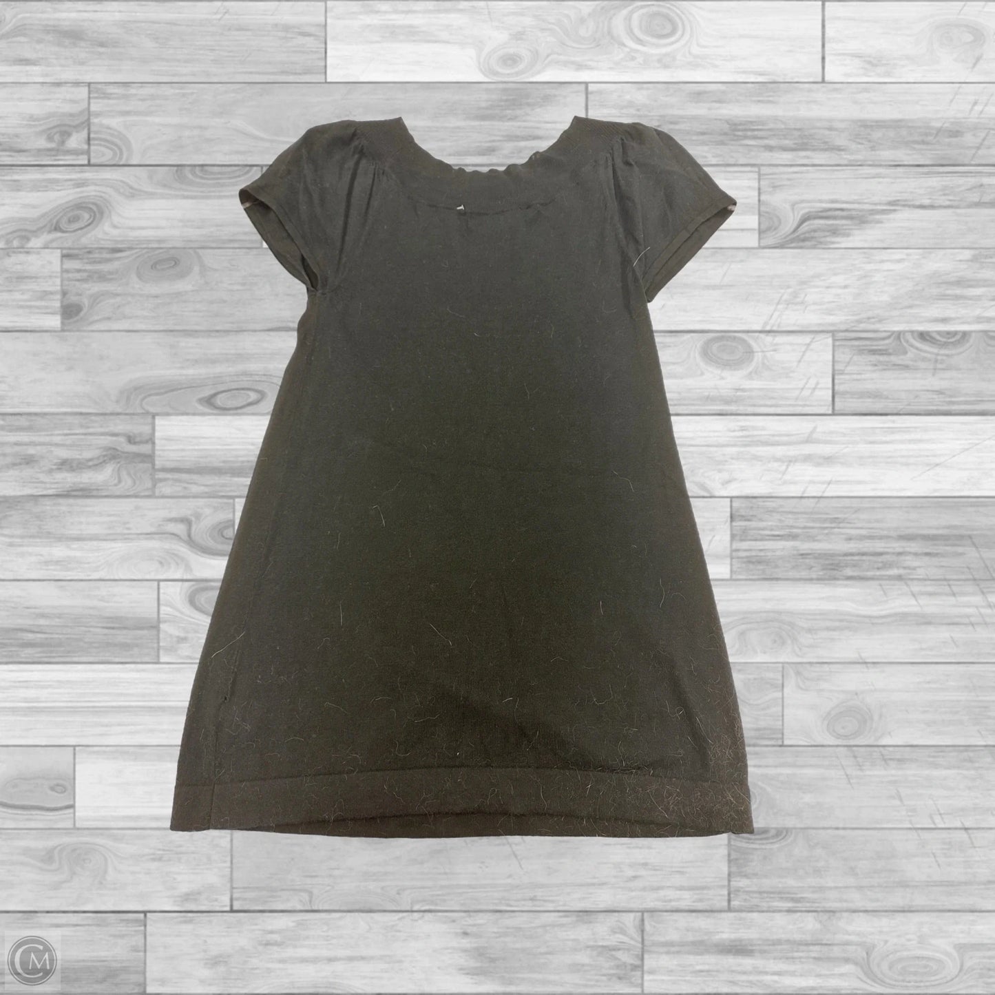 Top Short Sleeve By Massimo Dutti In Black, Size: Xs