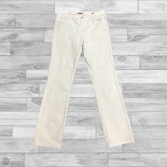 Jeans Straight By Tommy Hilfiger In White, Size: 14