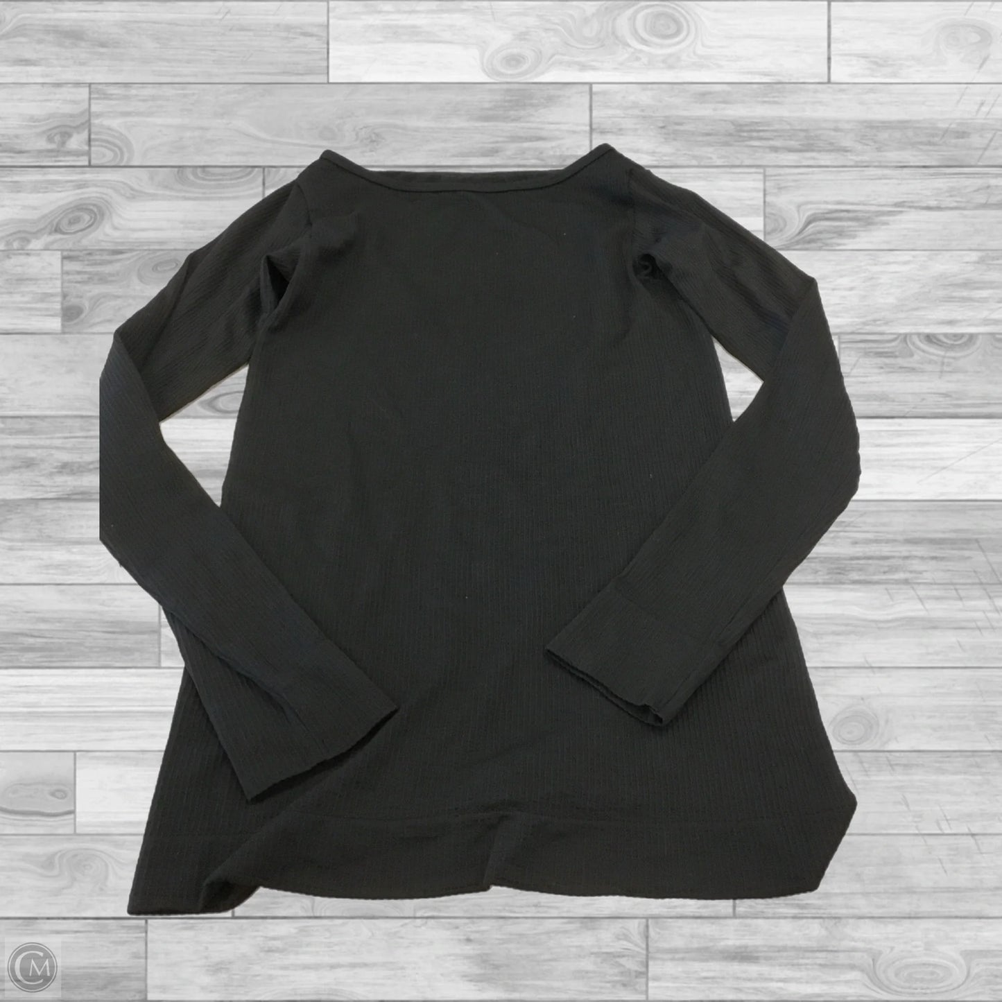 Top Long Sleeve By Athleta In Black, Size: M