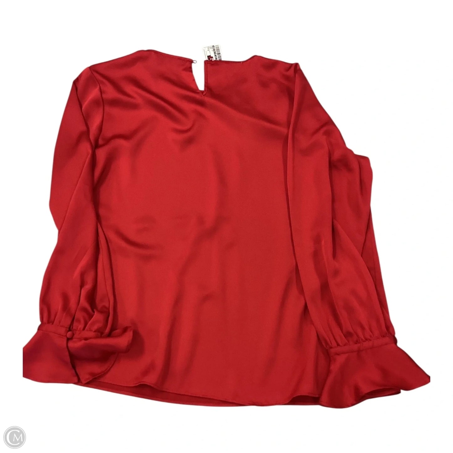 Top Long Sleeve By Preston And New York In Red, Size: M