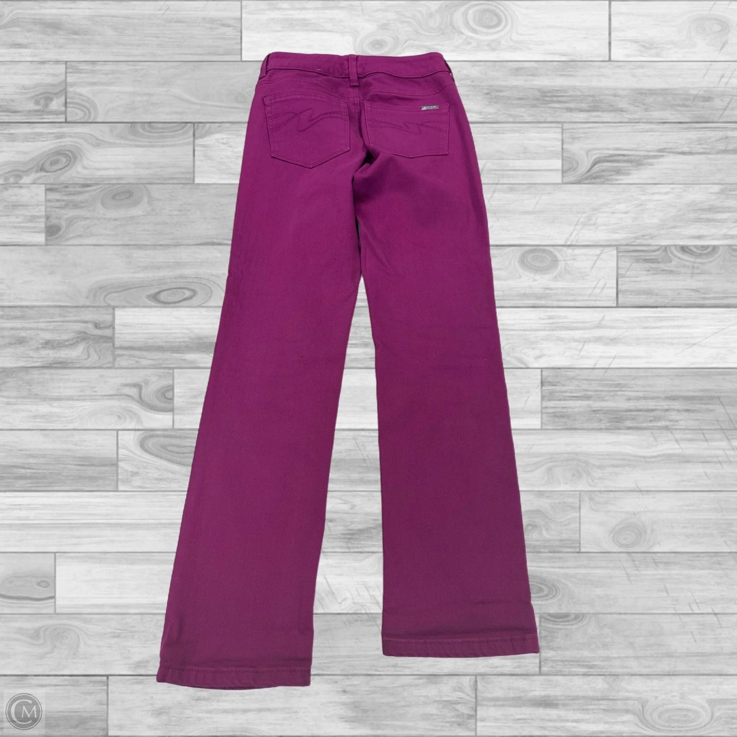 Jeans Straight By White House Black Market In Purple, Size: Xs