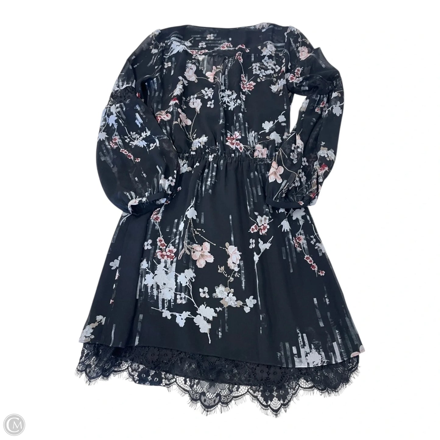 Dress Casual Short By White House Black Market In Floral Print, Size: 0