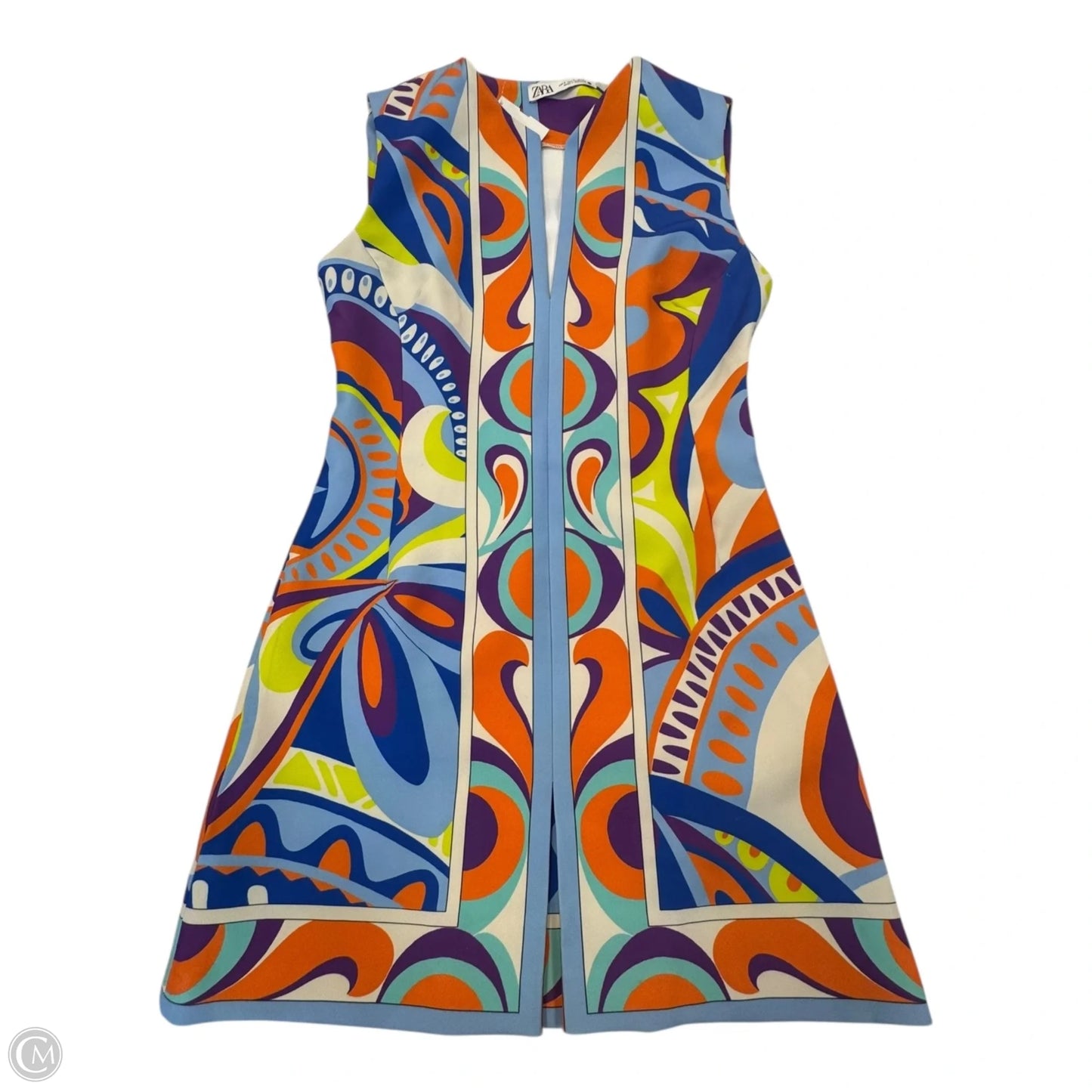 Dress Casual Short By Zara In Blue, Size: S