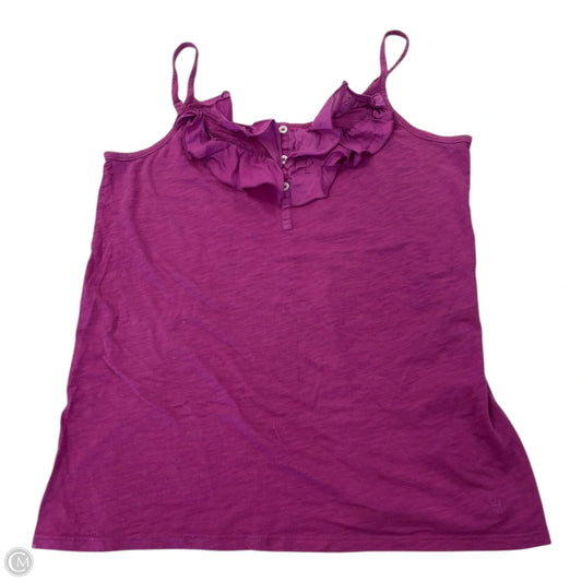 Tank Top By Tommy Hilfiger In Purple, Size: L