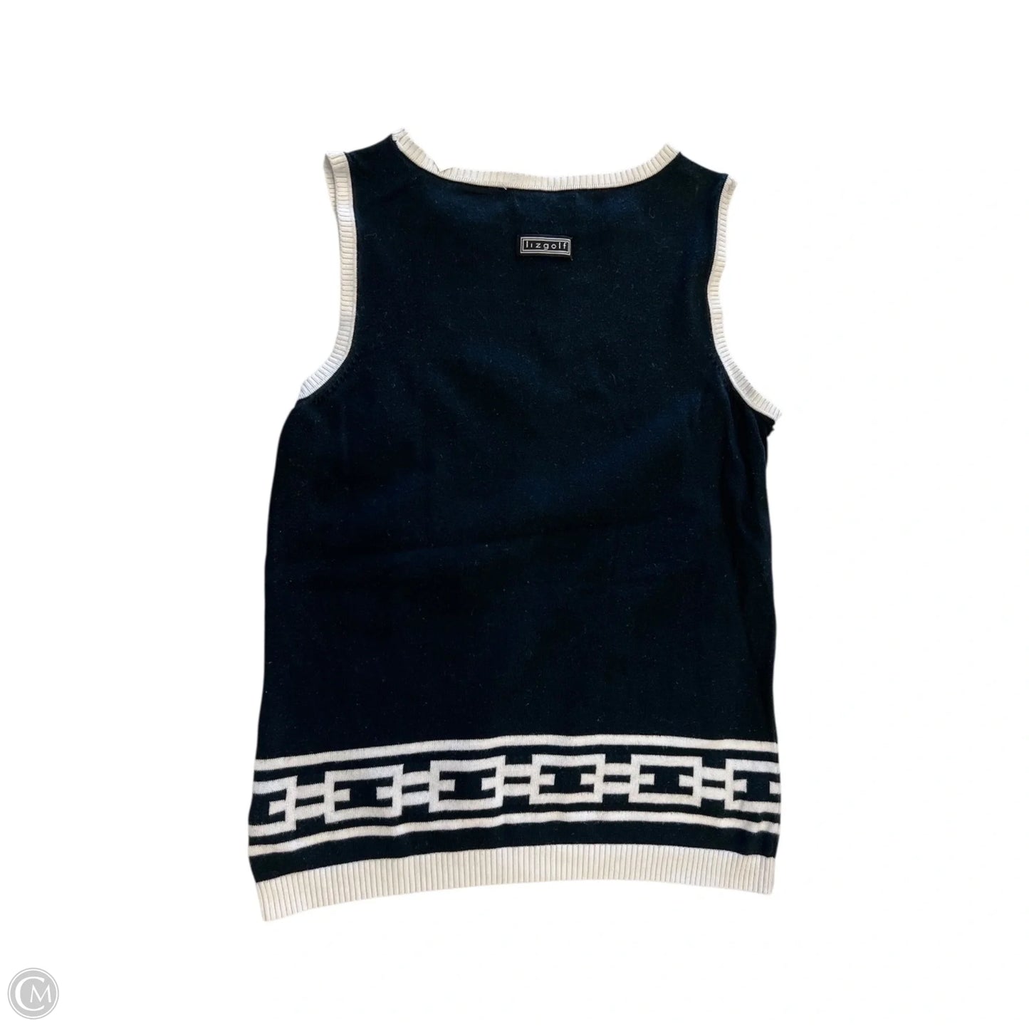 Top Sleeveless By Liz Golf In Black, Size: S