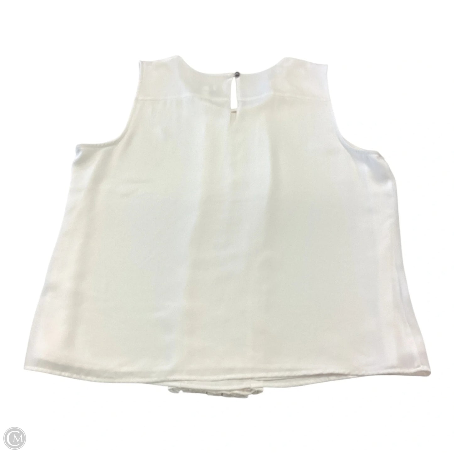 Top Sleeveless By Chicos In Cream, Size: L