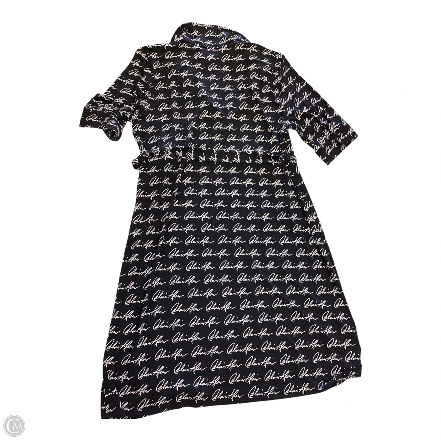 Dress Casual Short By Calvin Klein In Black & White, Size: 14