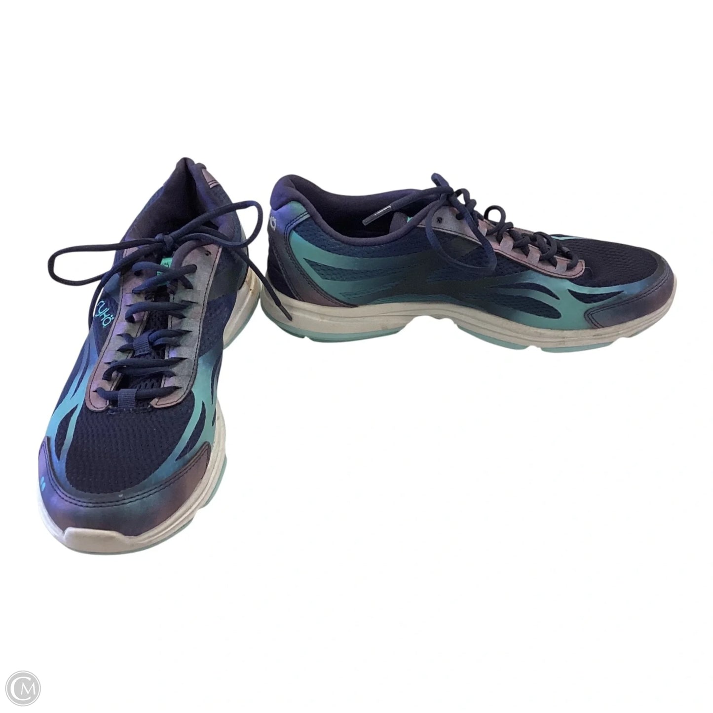 Shoes Athletic By Ryka In Blue & Green, Size: 10