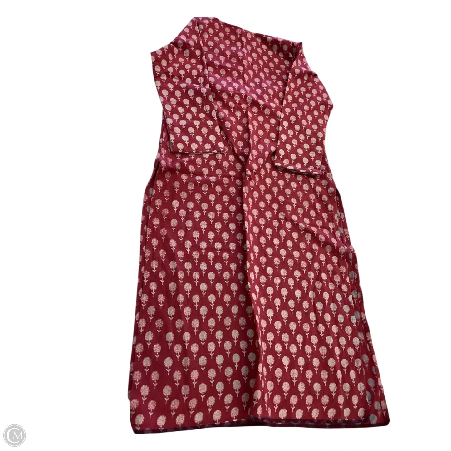 Tunic Long Sleeve By Cmc In Maroon, Size: M