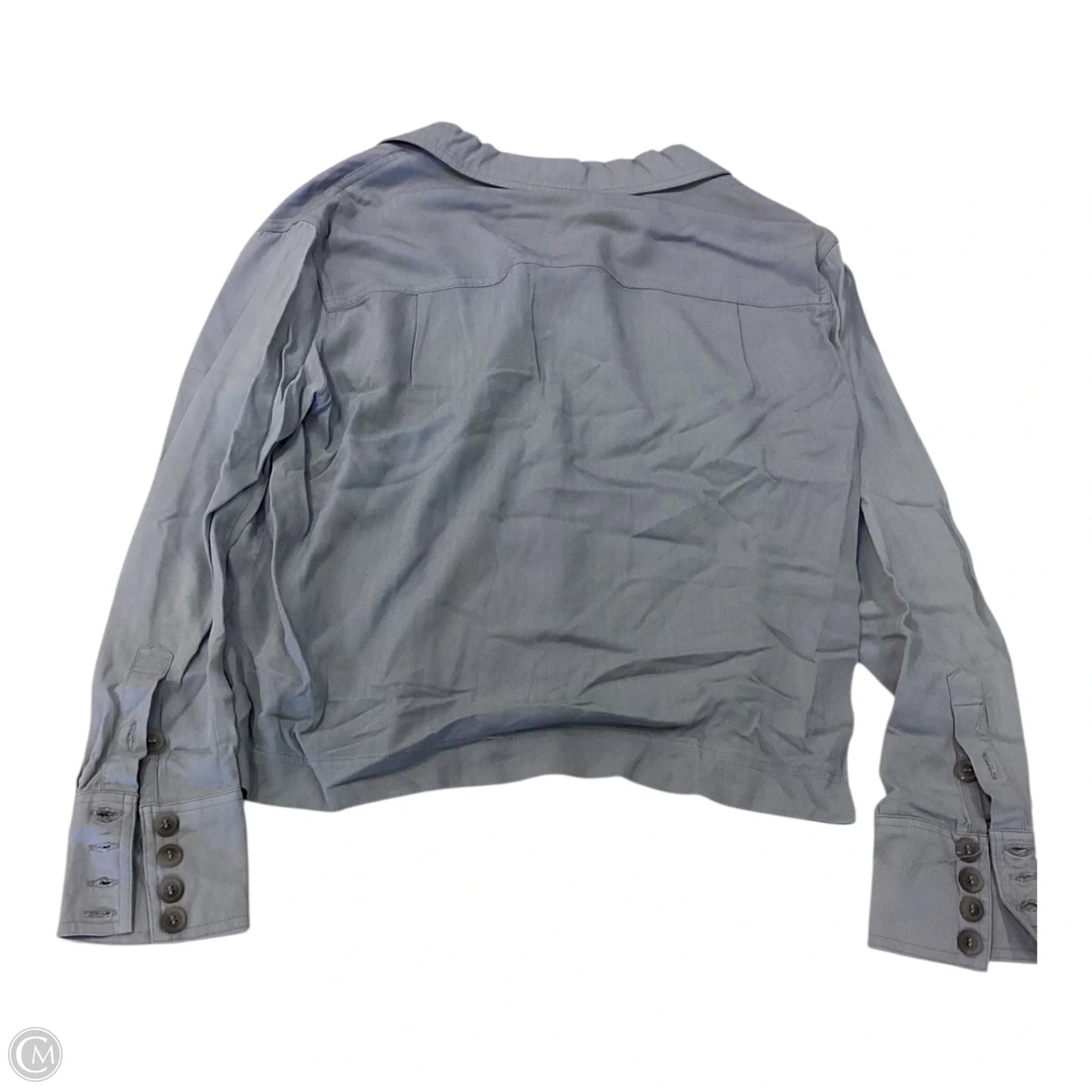 Top Long Sleeve By Max Jeans In Grey, Size: S