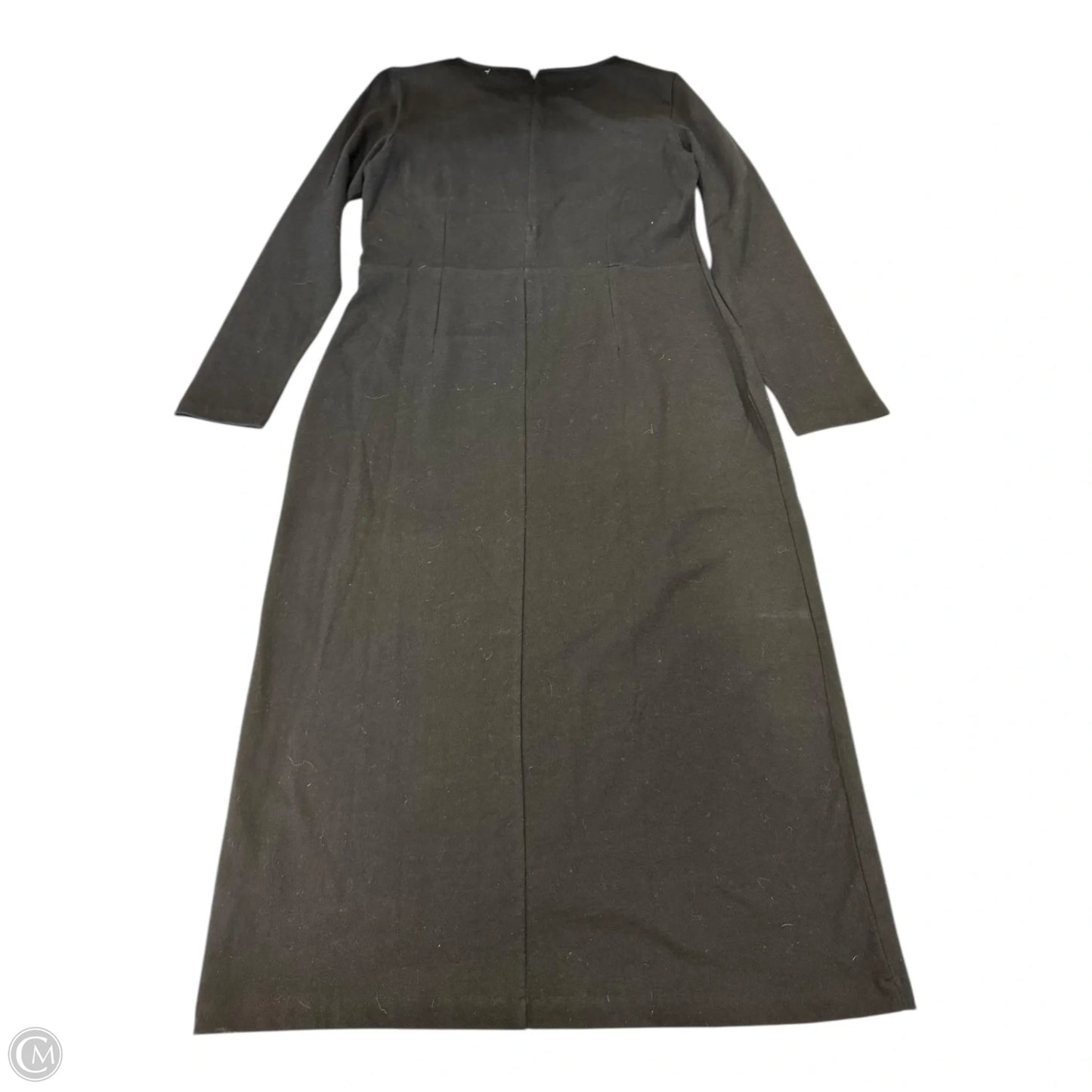 Dress Casual Midi By J. Crew In Black, Size: L