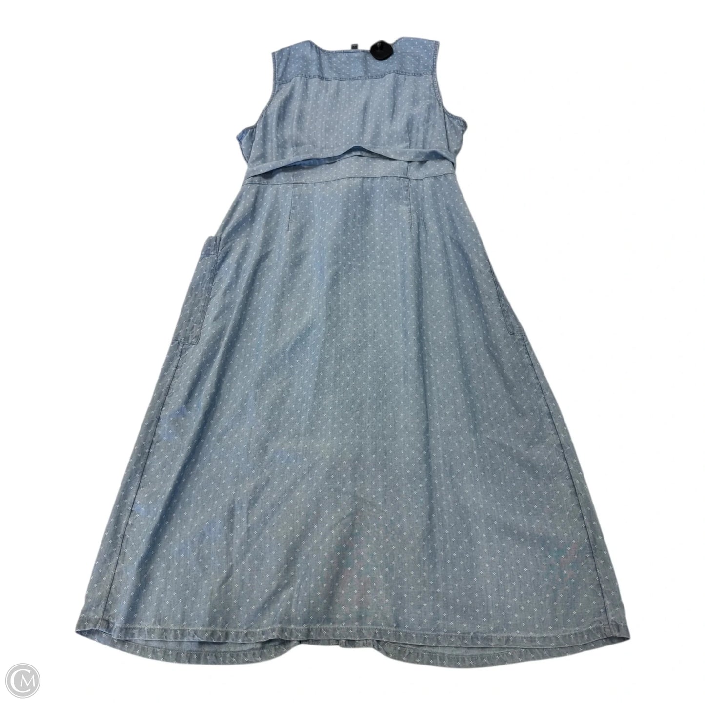 Dress Casual Midi By J. Jill In Blue, Size: L