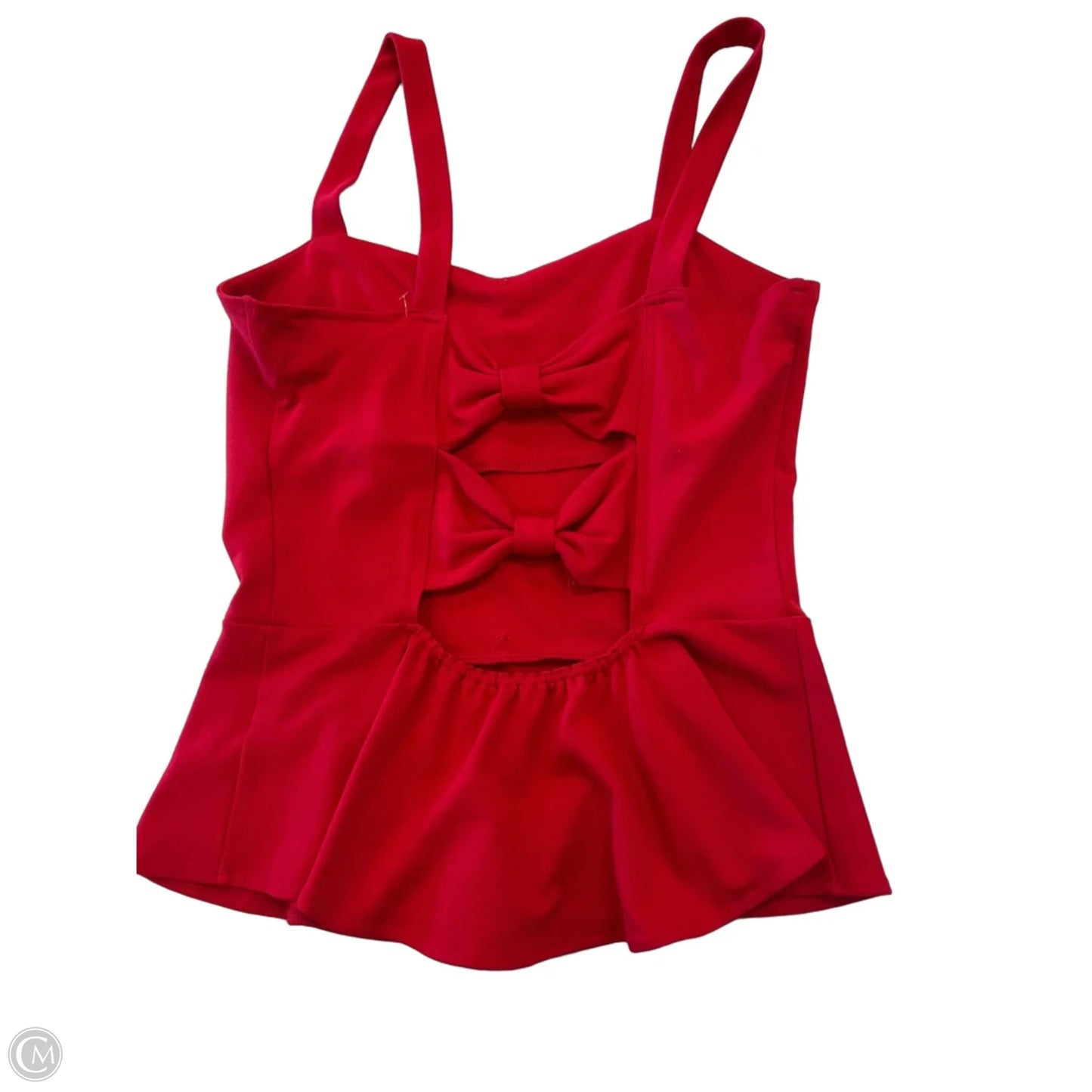 Blouse Sleeveless By Clothes Mentor In Red, Size: L