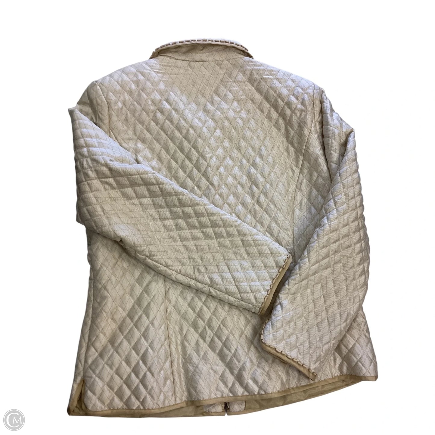 Blazer By Silkland In Gold, Size: Xl