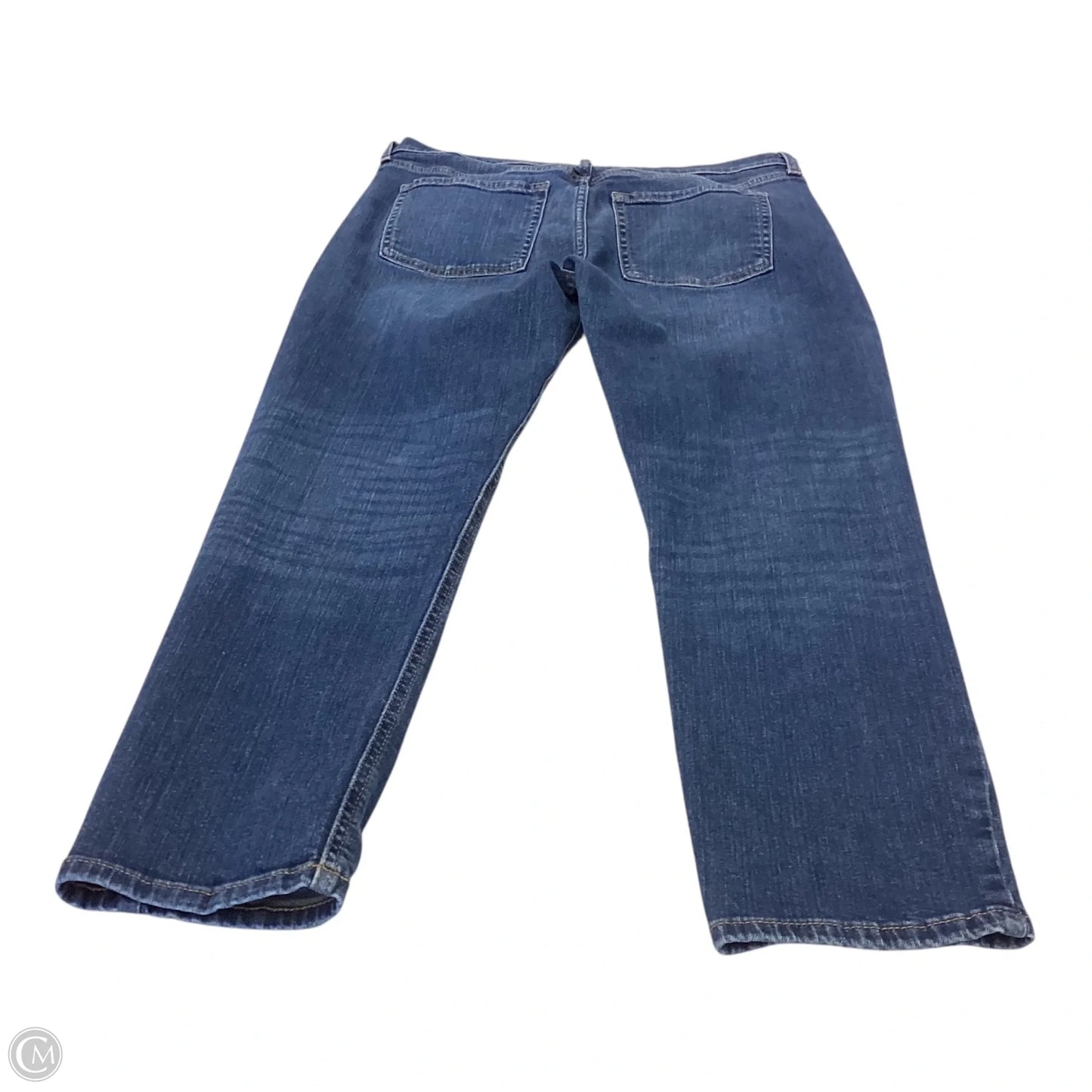 Jeans Cropped By Banana Republic In Blue, Size: 8
