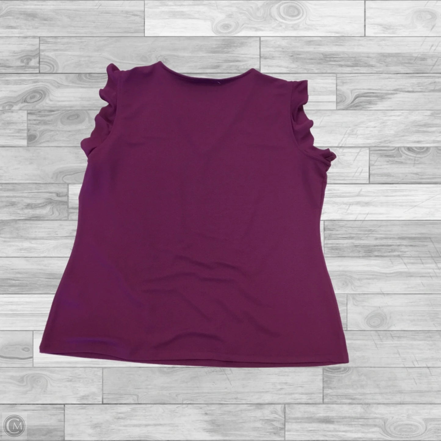 Top Sleeveless By Calvin Klein In Purple, Size: Xl
