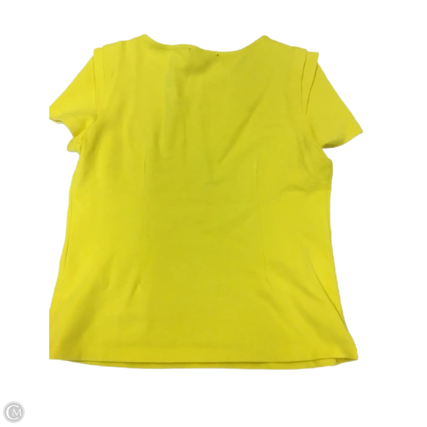 Top Sleeveless By Zara Basic In Yellow, Size: Xl