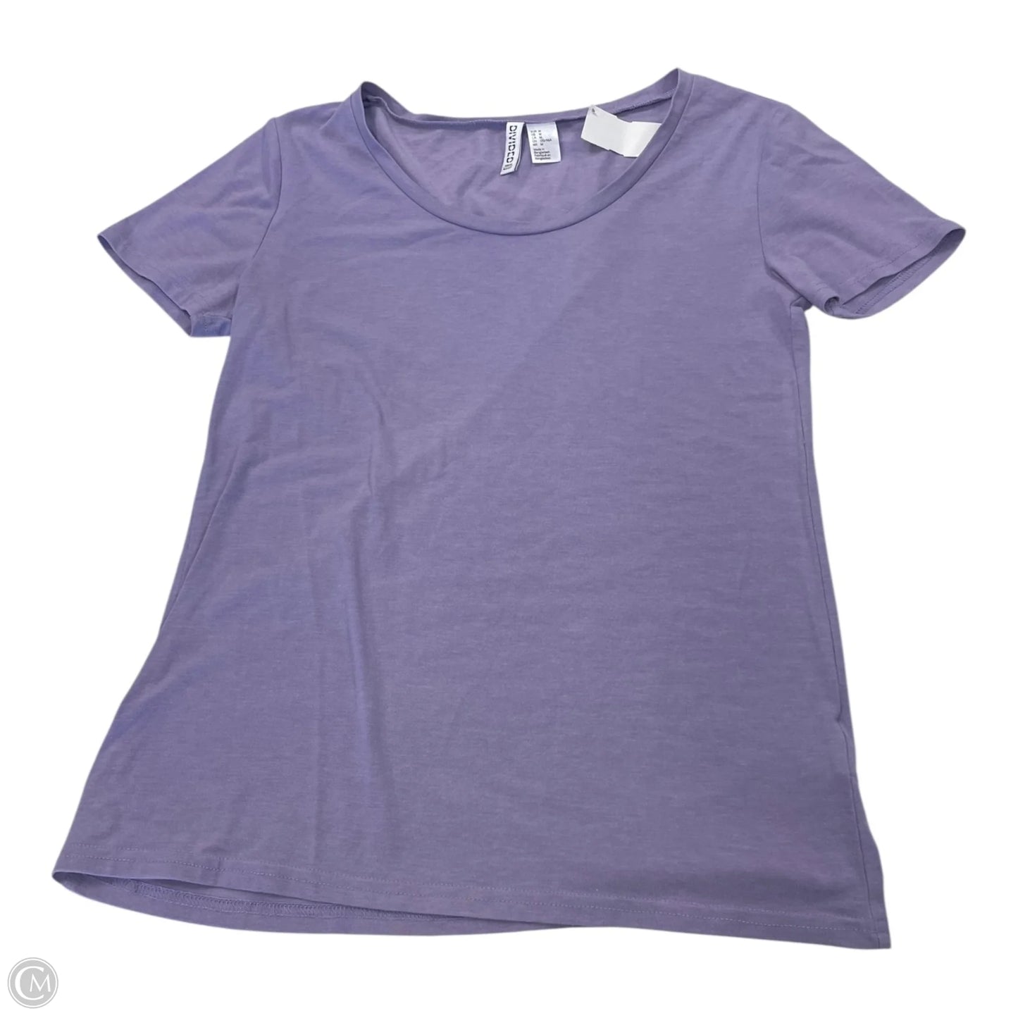 Top Short Sleeve By Divided In Purple, Size: M
