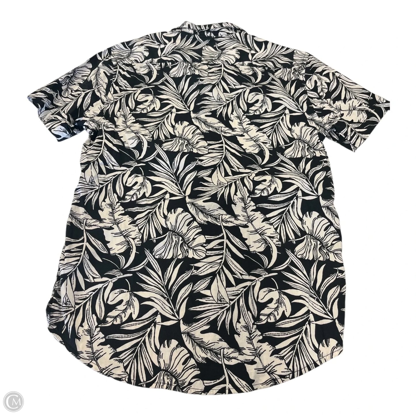 Top Short Sleeve By Clothes Mentor In Tropical Print, Size: S