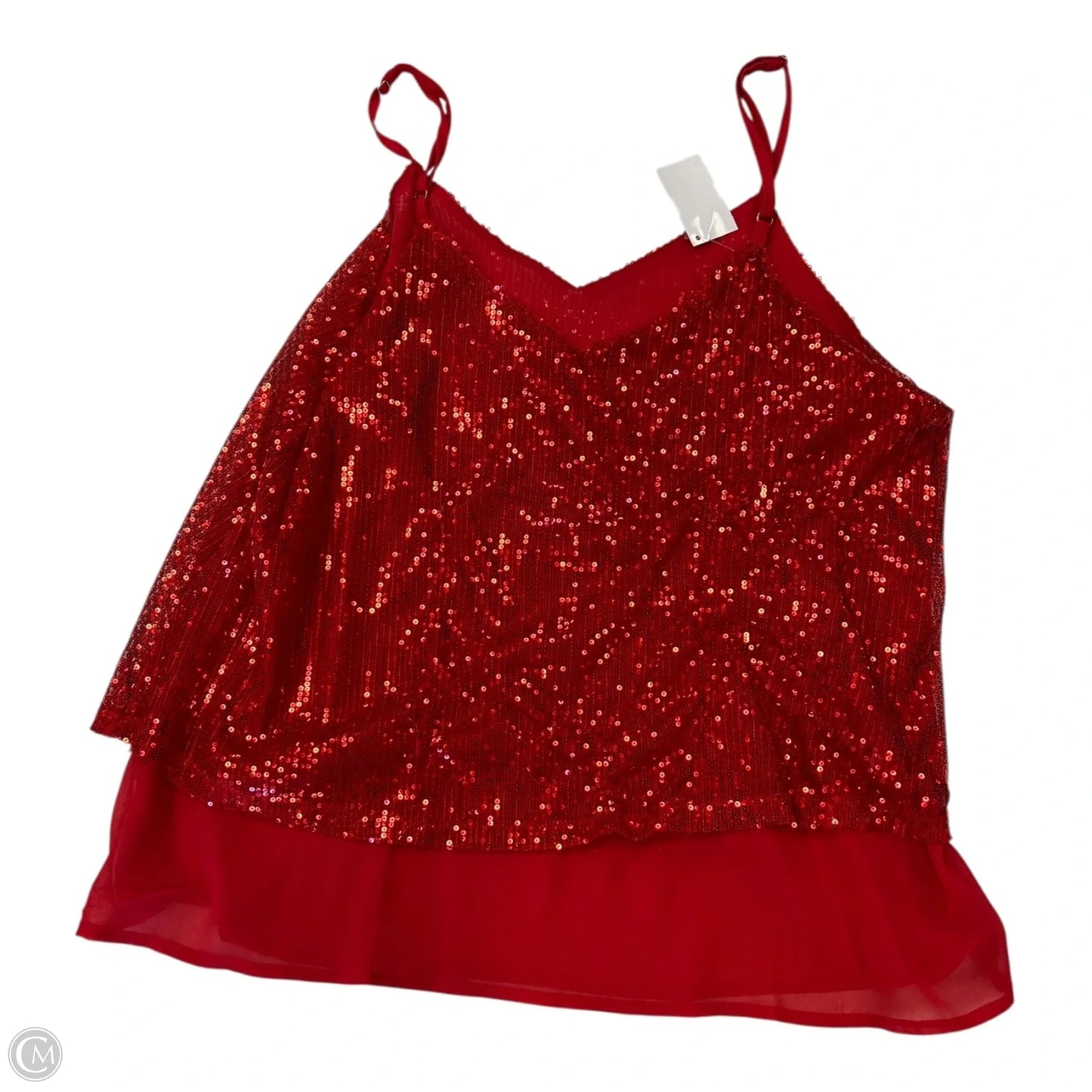Tank Top By Clothes Mentor In Red, Size: L