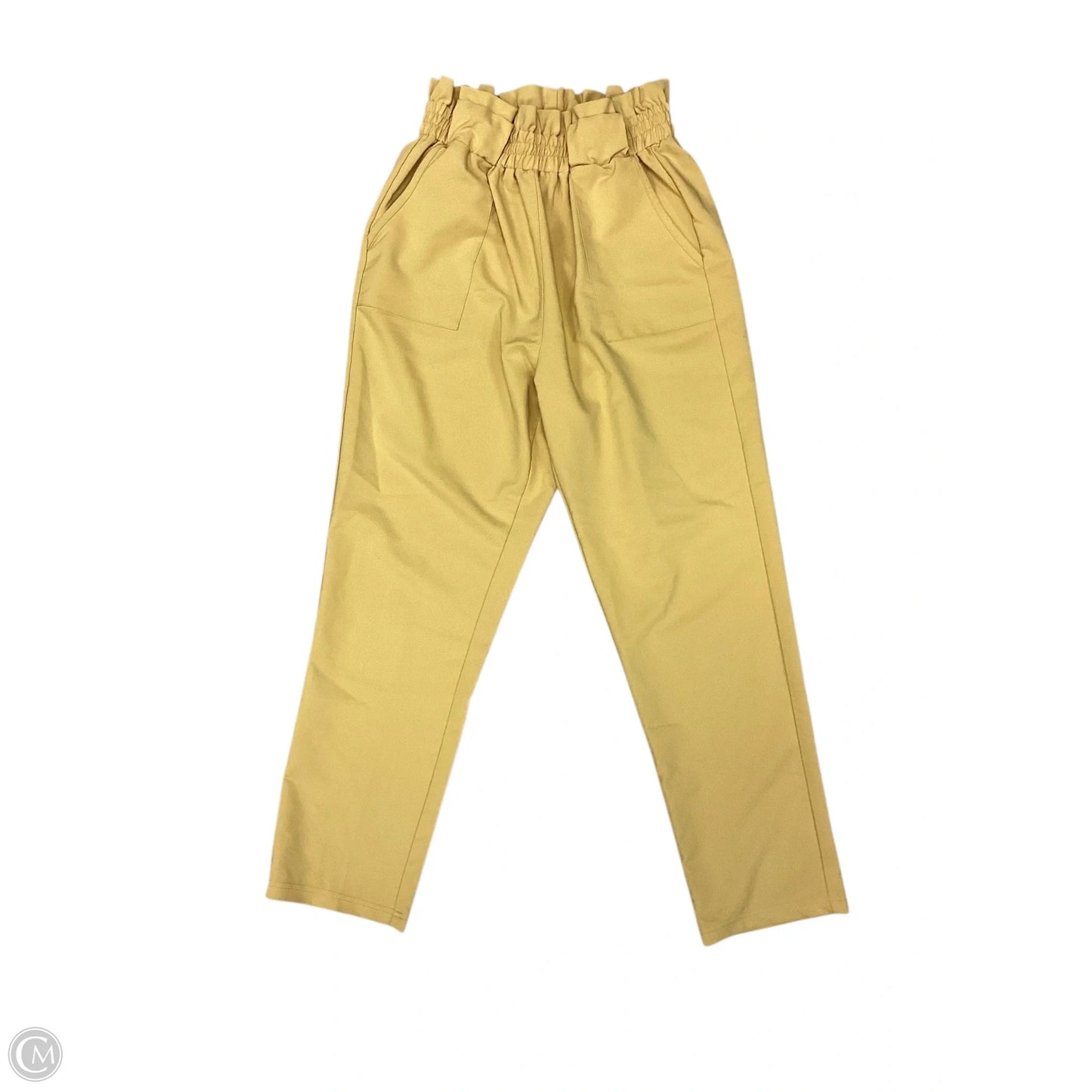 Pants Cropped By Grace Karin In Yellow, Size: M