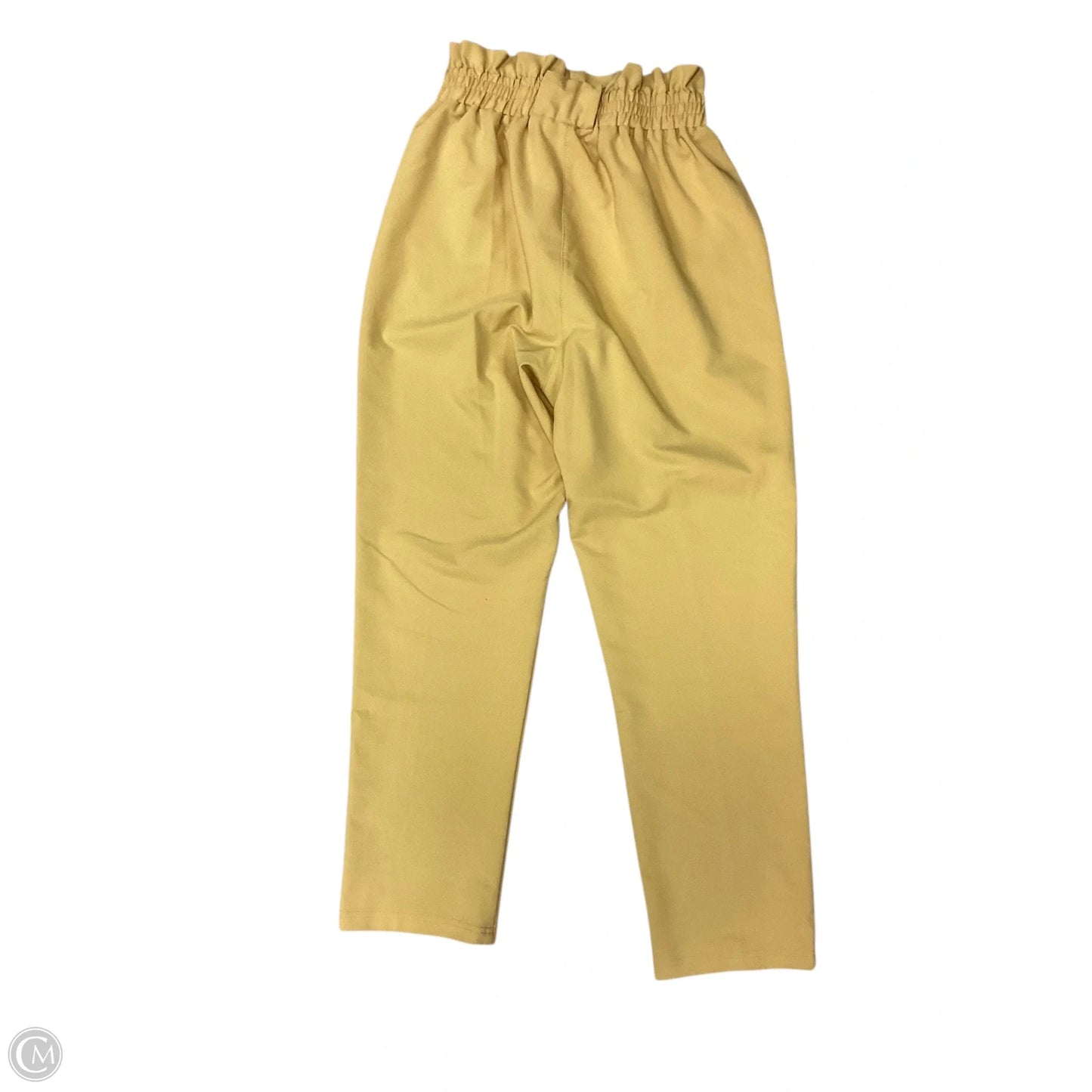 Pants Cropped By Grace Karin In Yellow, Size: M