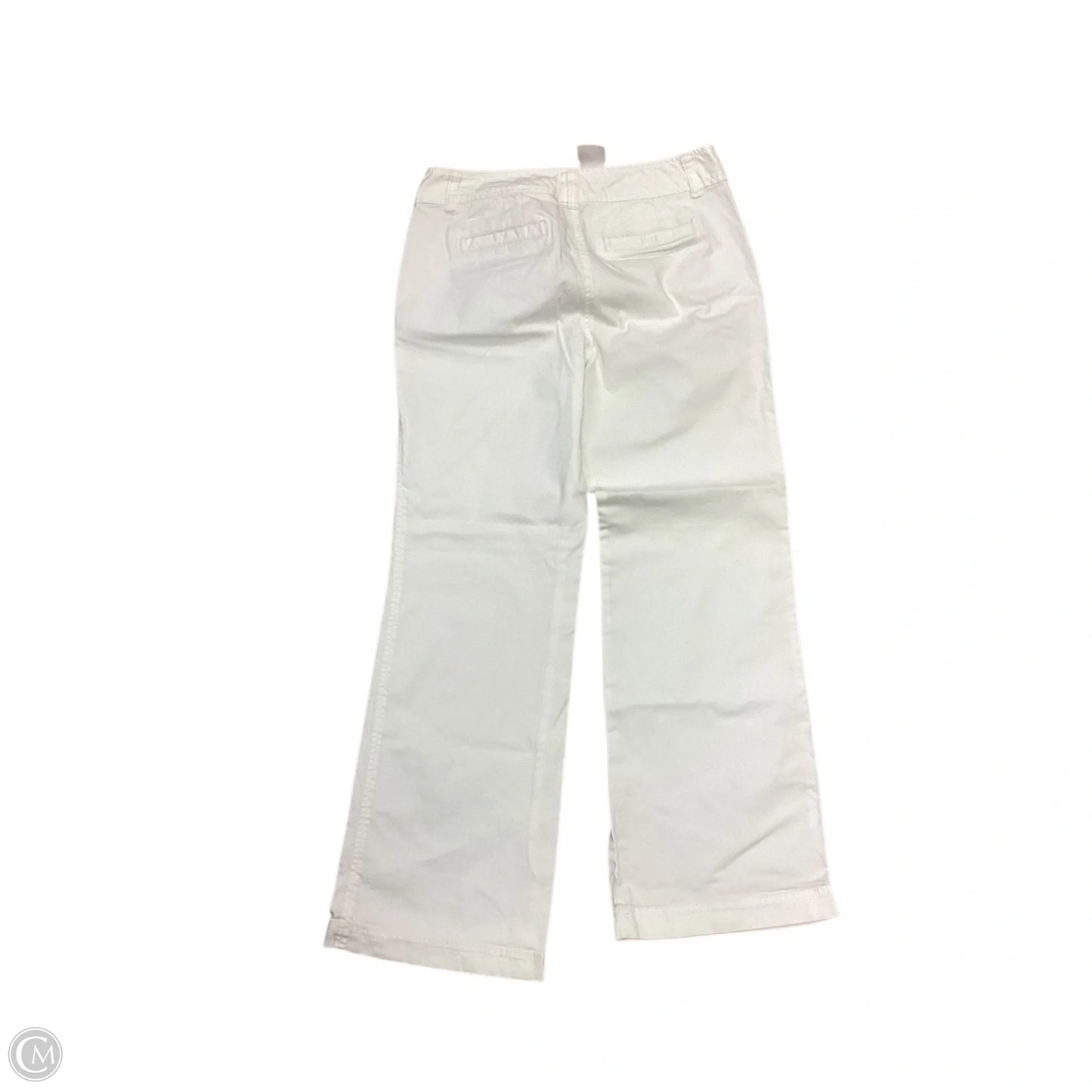 Pants Cropped By Loft In White, Size: 6p