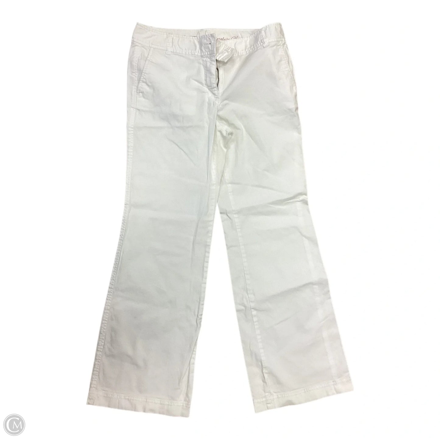 Pants Cropped By Loft In White, Size: 6p