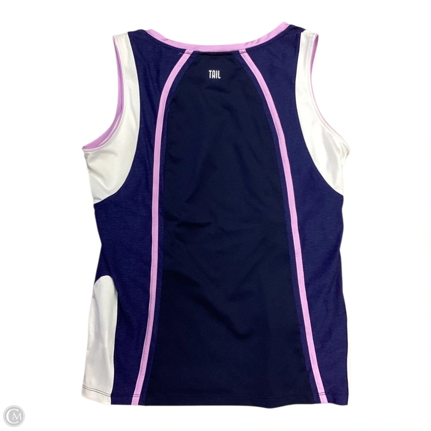 Top Sleeveless By Tail In Navy, Size: M
