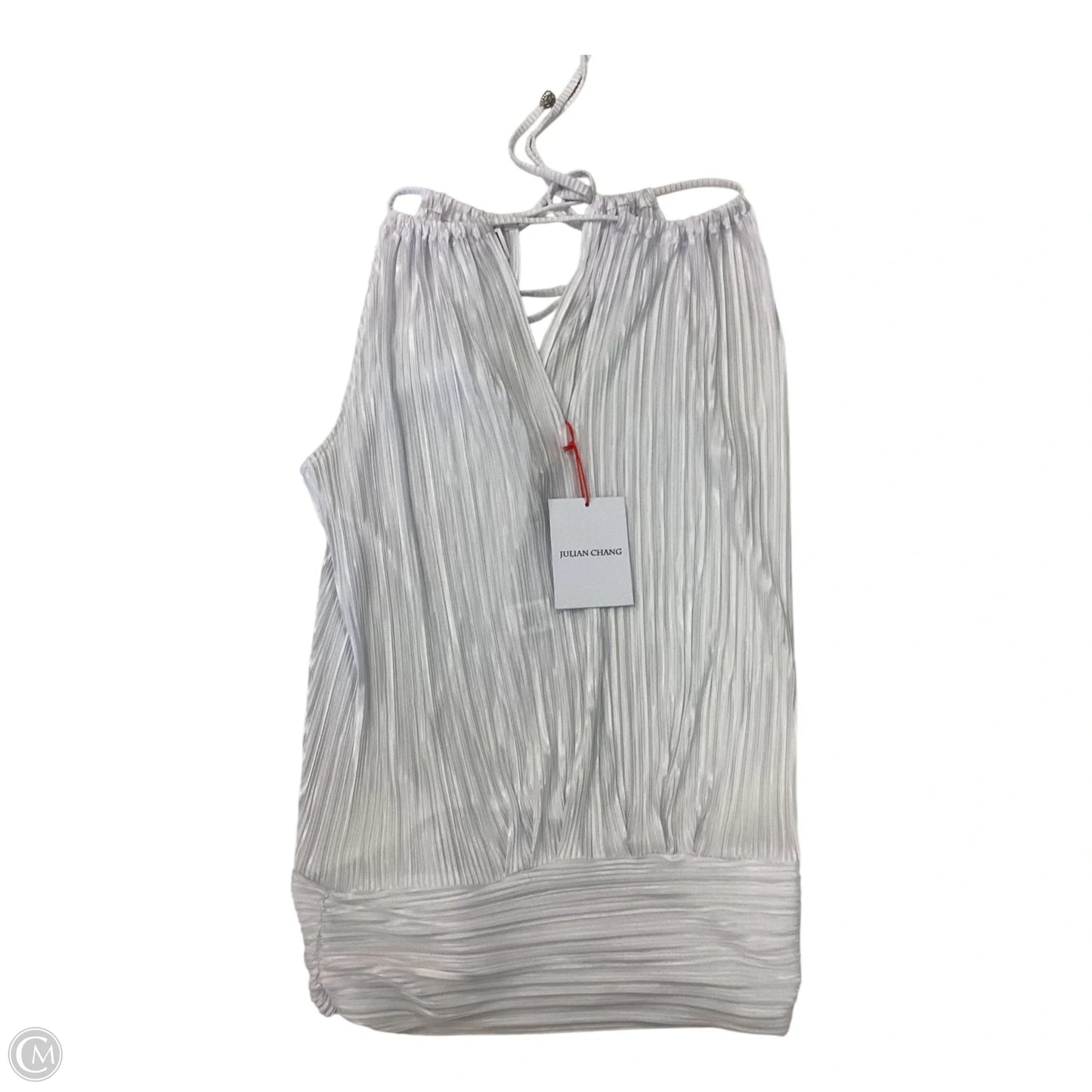Top Sleeveless By Clothes Mentor In White, Size: M