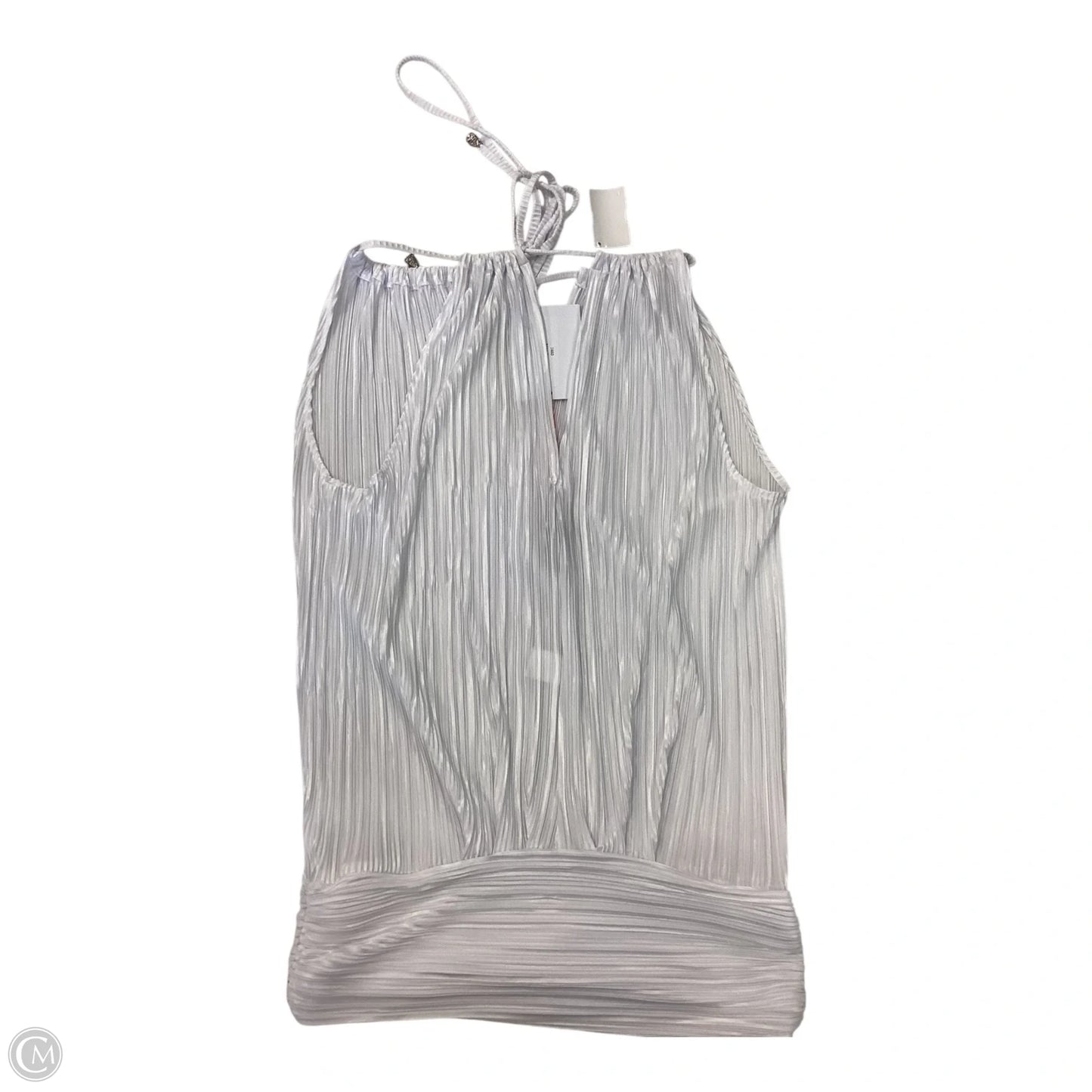 Top Sleeveless By Clothes Mentor In White, Size: M