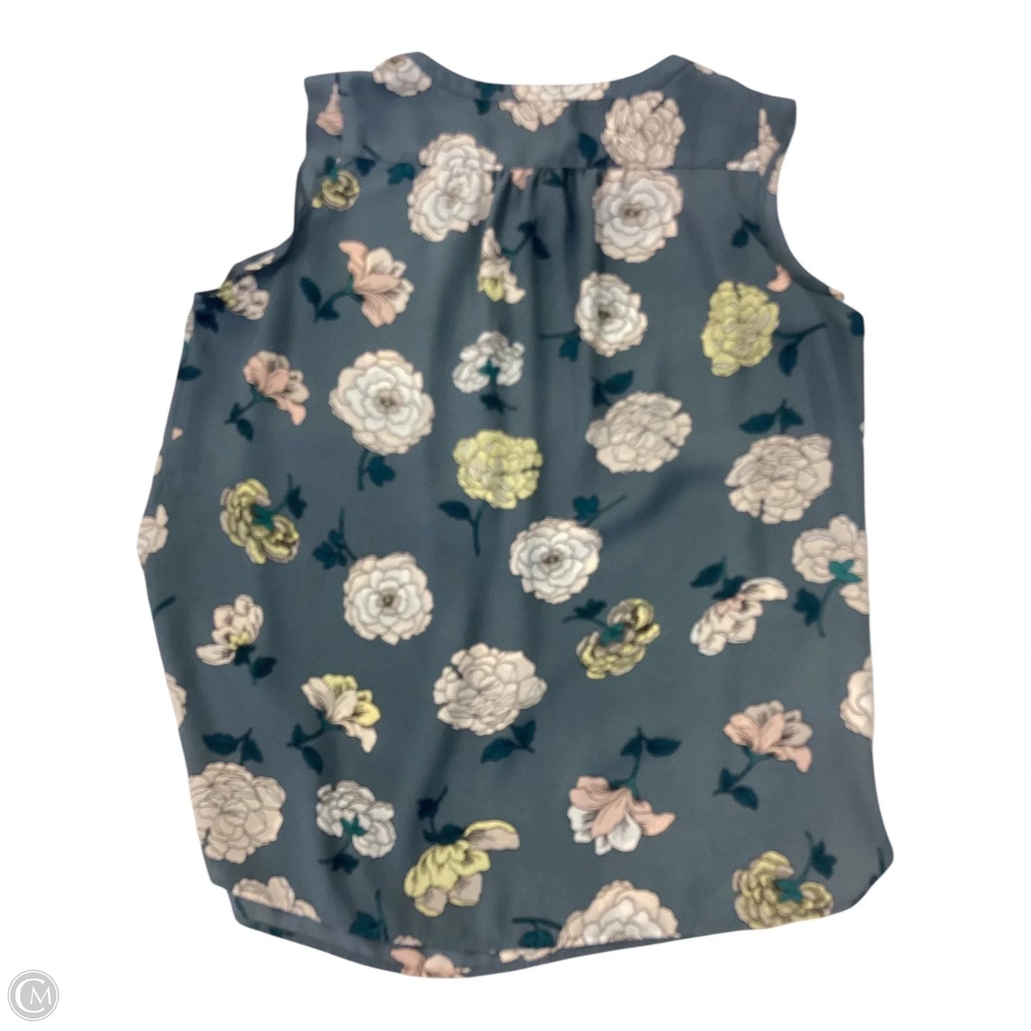 Top Sleeveless By Loft In Floral Print, Size: Sp