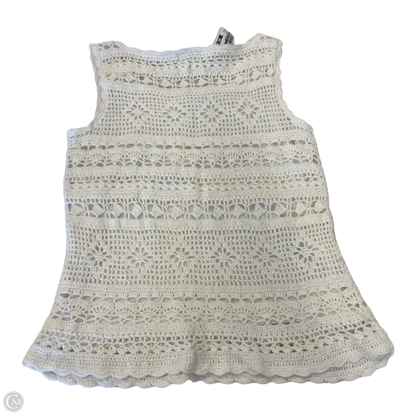 Top Sleeveless By White Stag In White, Size: M