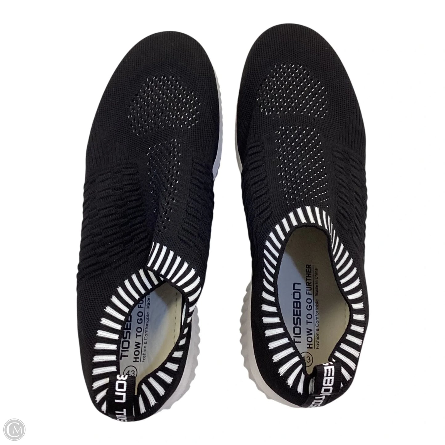 Shoes Athletic By Tiramisu In Black, Size: 11