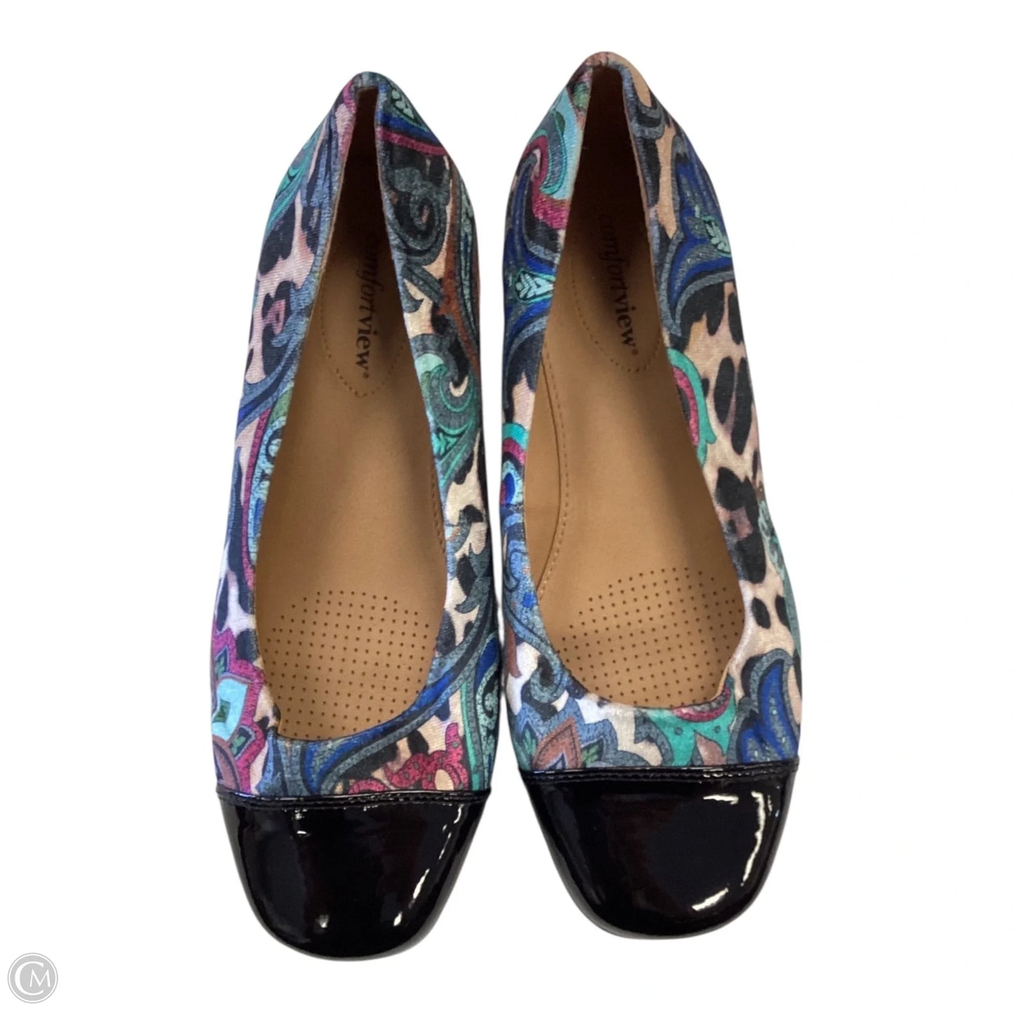 Shoes Flats By Comfortview In Multi-colored, Size: 8