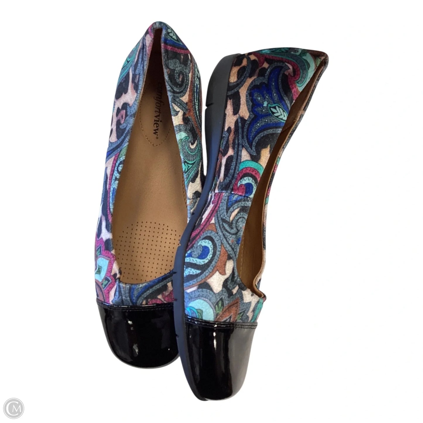 Shoes Flats By Comfortview In Multi-colored, Size: 8
