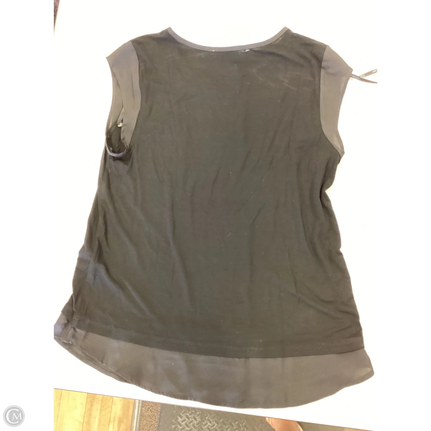 Top Sleeveless By Calvin Klein In Black, Size: M