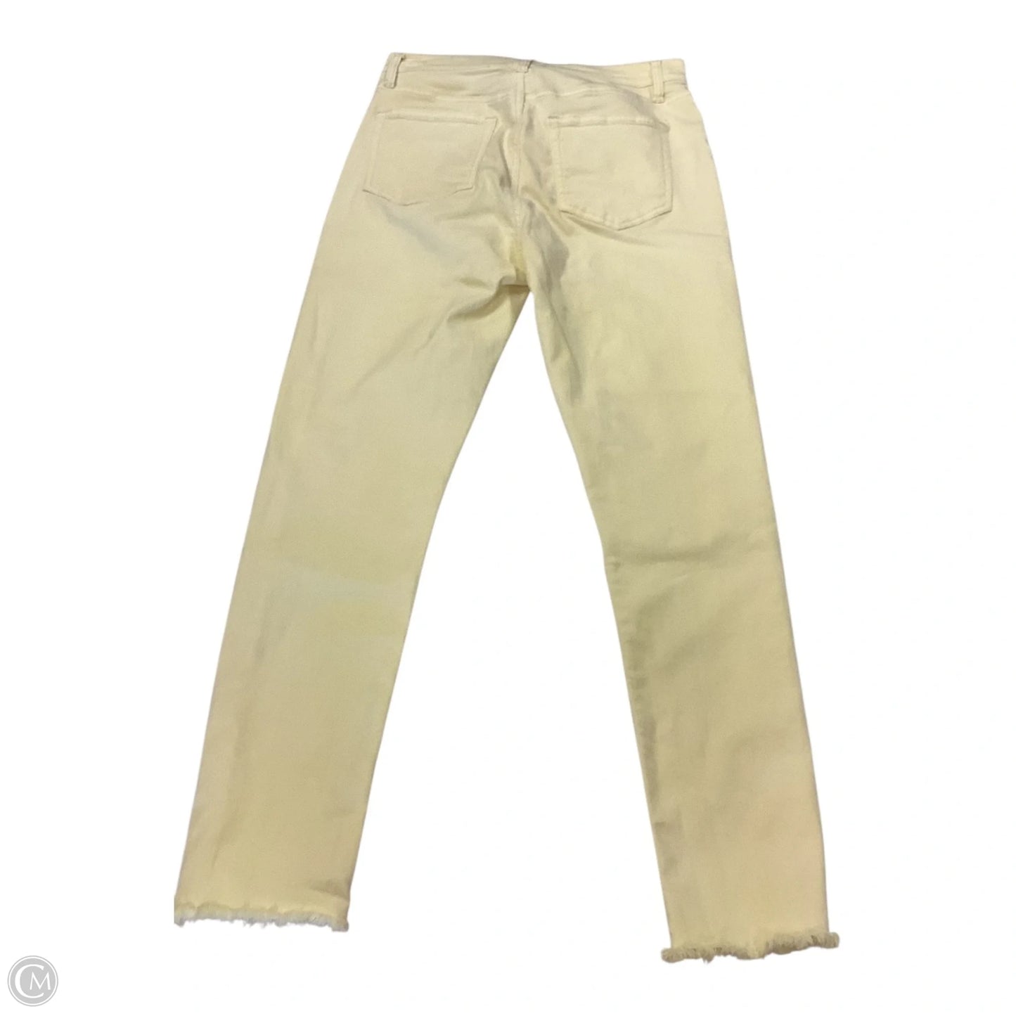 Pants Cropped By Loft In Yellow, Size: 6