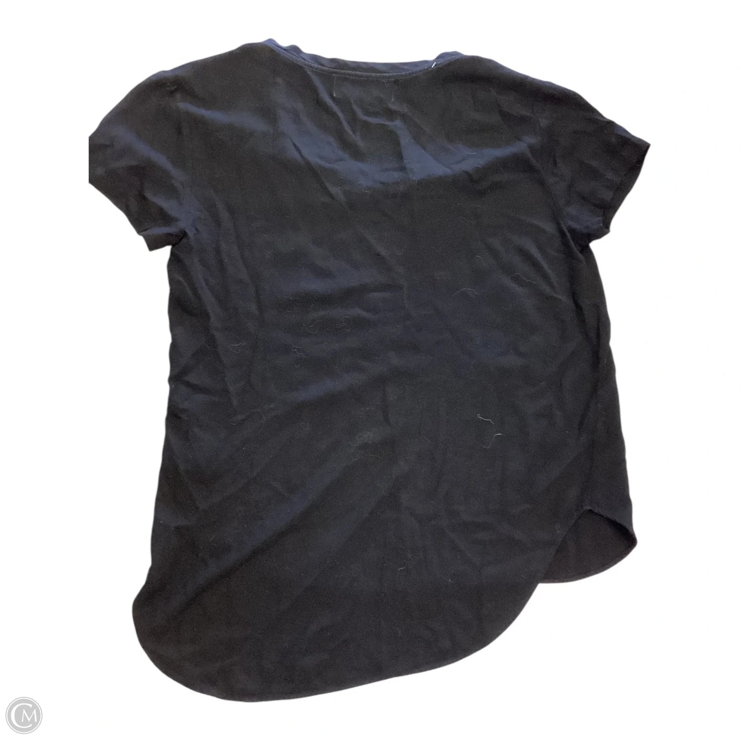 Top Short Sleeve By Cloth & Stone In Black, Size: S