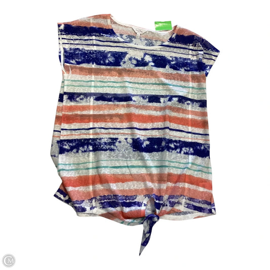 Top Short Sleeve By Coral Bay In Multi-colored, Size: Lp